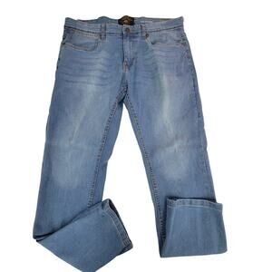 Cooper Oak Slim Straight Jeans W 34 L 30 Blue